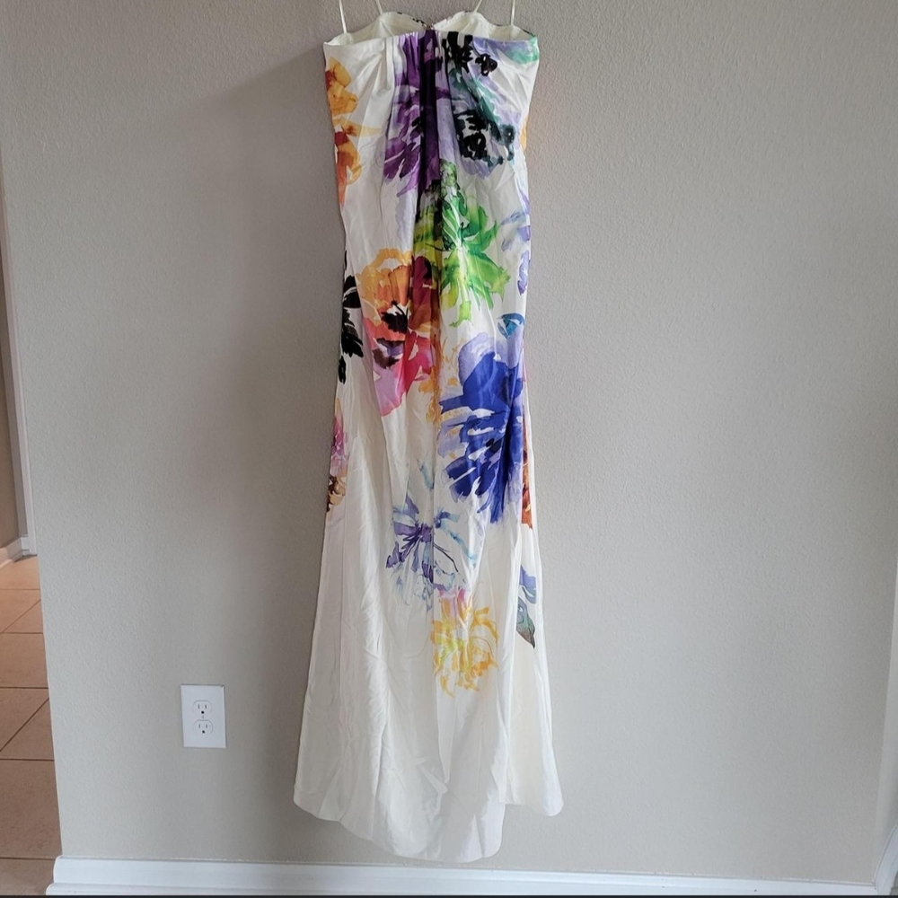 Nicole by Nicole Miller Purple Sundress Sleeveless Spaghetti Strap